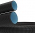 Двустенная труба ПНД гибкая для открытой прокладки D63мм, SN13, ПВ-0, УФ, бухта 50м, черный